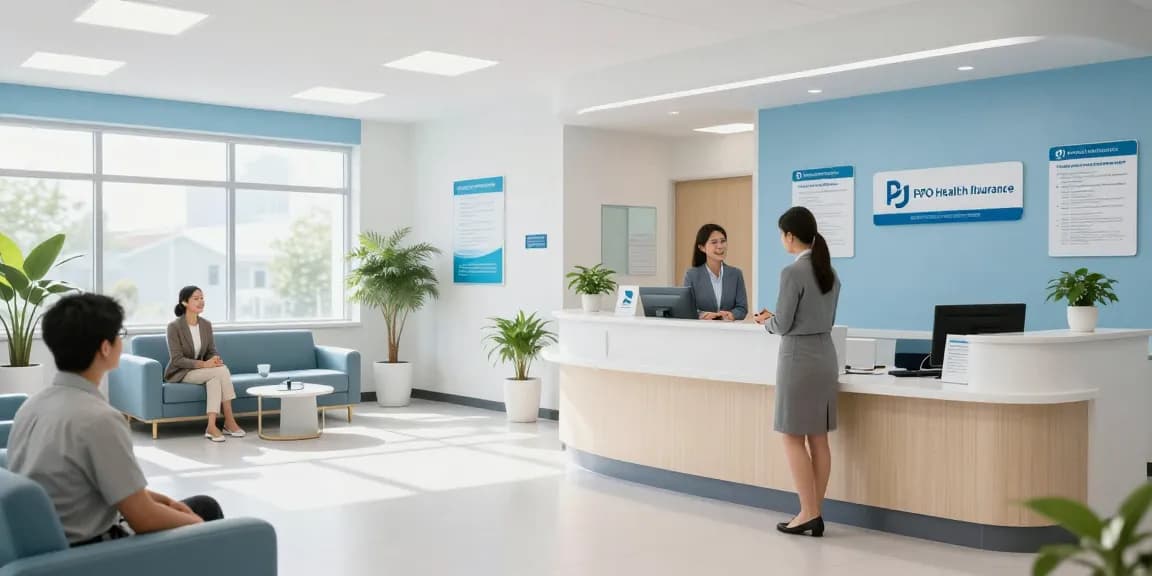 PPO health insurance plans at a trustworthy health clinic with compassionate patient care in a welcoming atmosphere.