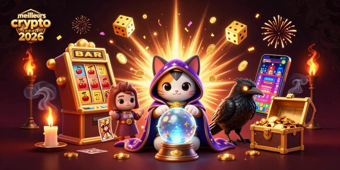 Les meilleurs crypto casinos 2026 avec un chat mystique et des jeux de société captivants.
