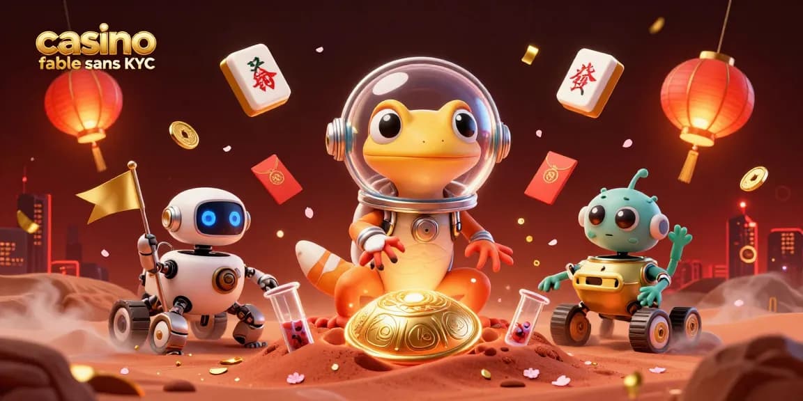 Jouer dans un casino fiable sans KYC pour des gains rapides et anonymes, ambiance festive lumineuse.