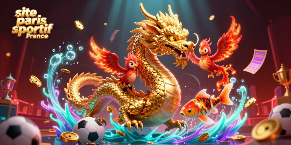 Pariez stratégiquement avec le site paris sportif France, un dragon doré et un phoenix.