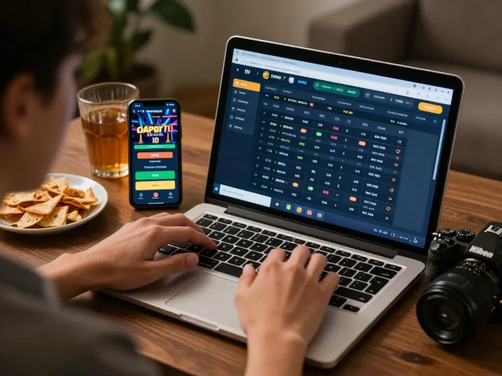 Engaging online sports betting setup showcasing SC88 COM interface with odds displayed.