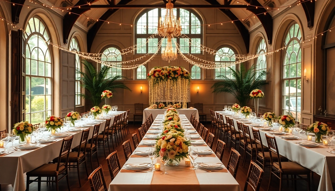 Host your perfect celebration in a charming Wedding Event Space Jacksonville with stunning floral arrangements.