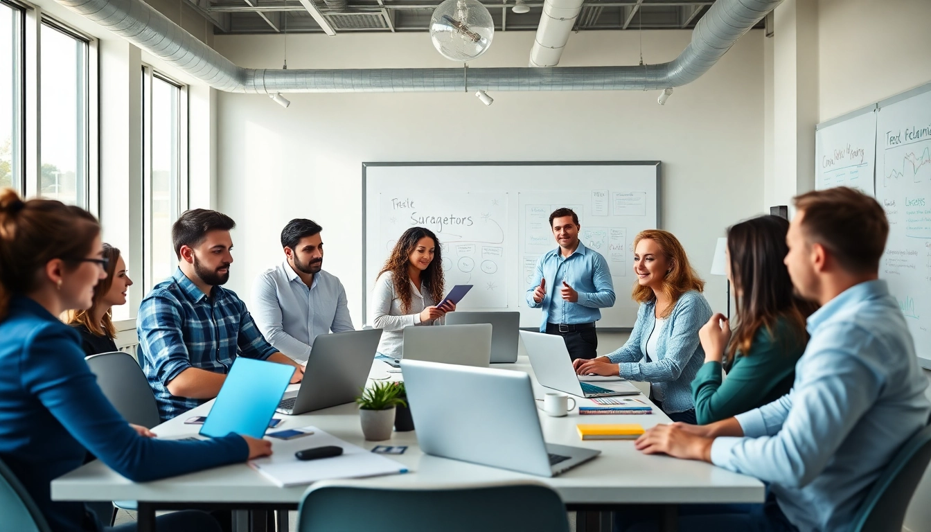 Elevate your business with trusted SEO Agency Clearwater experts collaborating in a vibrant setting.