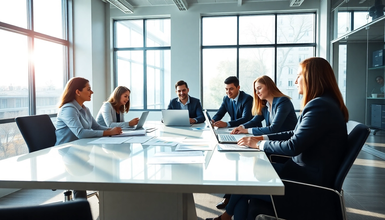 Enhance Contract Management through collaborative teamwork and modern technology in a professional office setting.