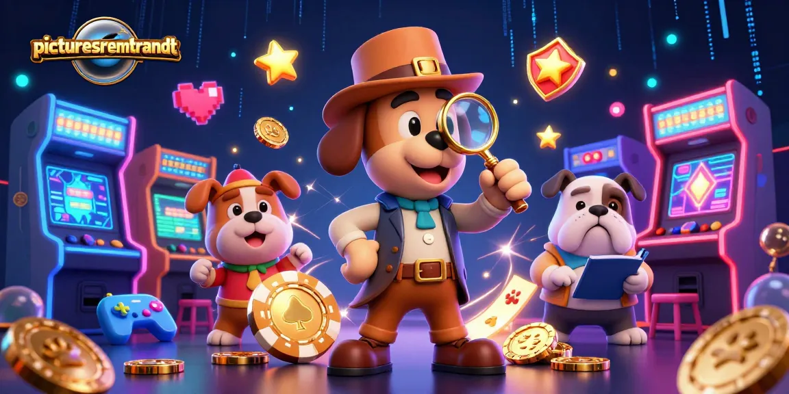 Gambarlah slot permainan menarik di picturesrembrandt dengan detektif kartun menemukan petunjuk harta karun.