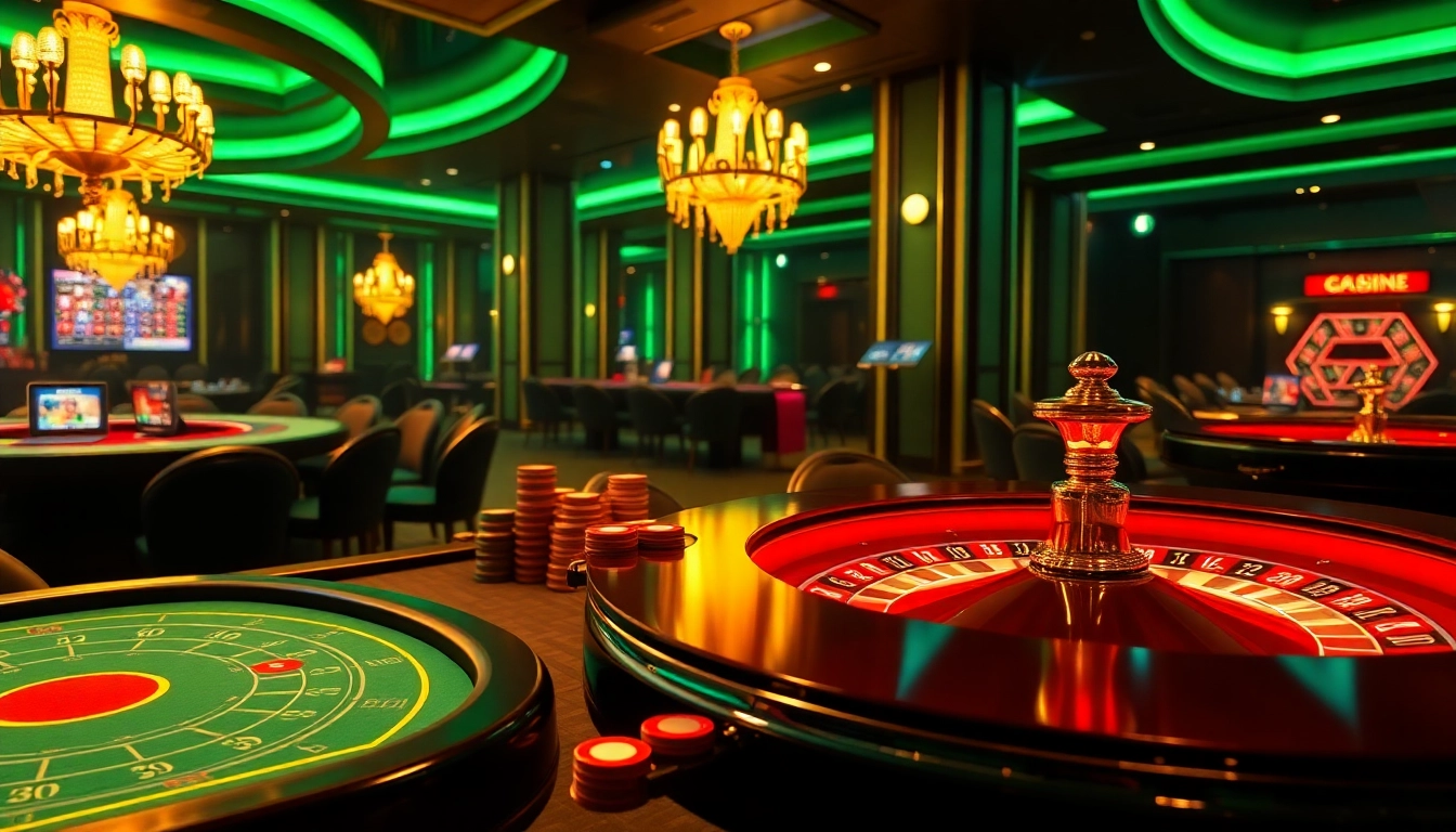Engage in thrilling mobile porn game action at a vibrant casino table filled with poker chips.