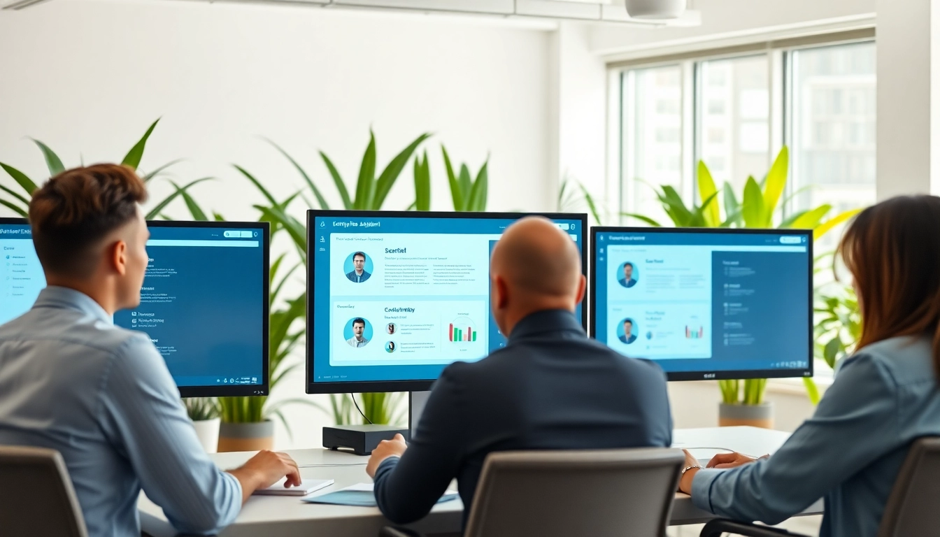 Engage with advanced enterprise assistant saas showcased in a collaborative workspace.