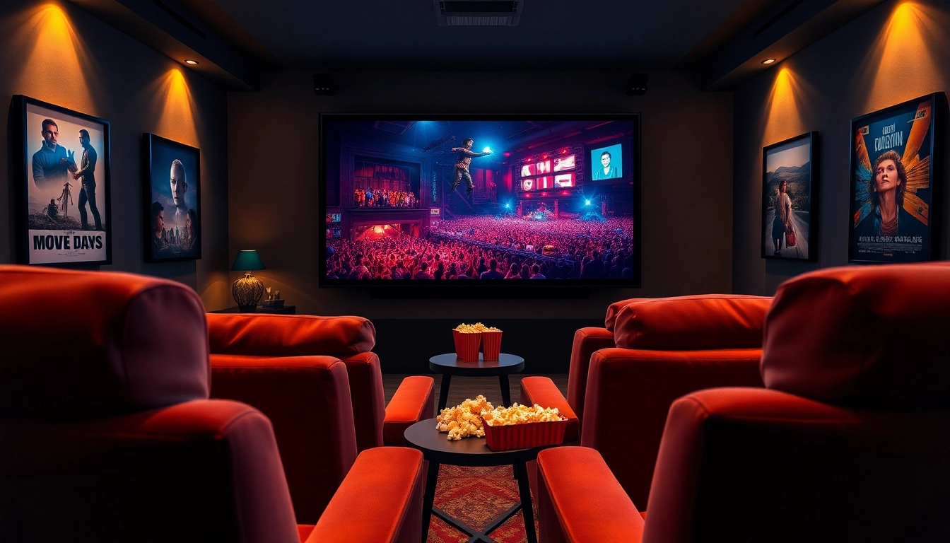 ดูหนังในโรงภาพยนตร์ที่บ้านพร้อมบรรยากาศอบอุ่นและน่าตื่นเต้น