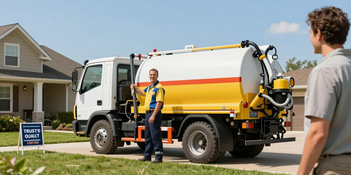 Septic pumping by trusted local service provider ensuring quality and reliable community service.