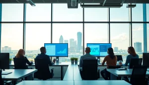 Best Managed IT Services in Tampa showcased in a vibrant office collaboration scene with diverse IT professionals.