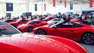 View of the Auto Cars Show showcasing diverse vehicles in an energetic exhibition setting.