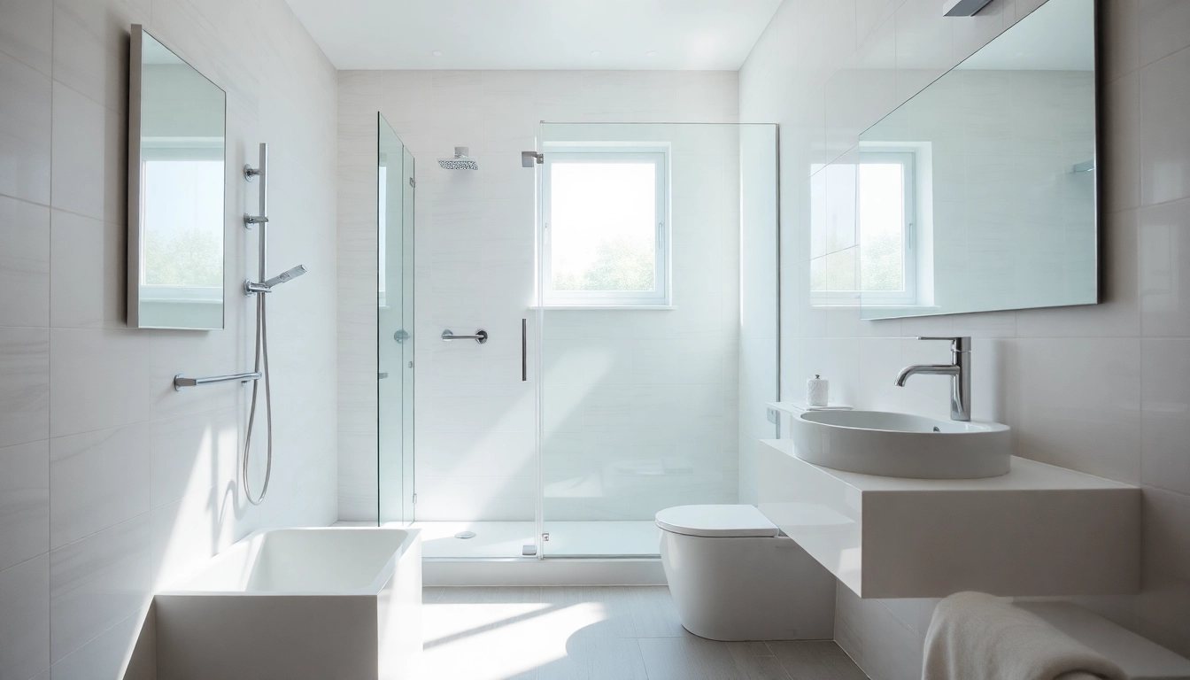 Die hochwertigen Produkte von sonni sanitär GmbH in einem modernen Badezimmerdesign.