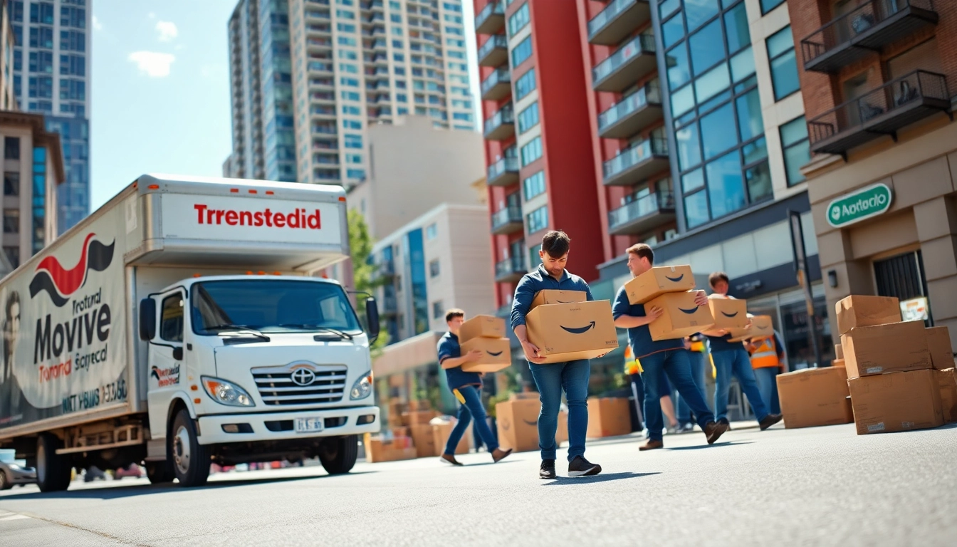 Best Toronto Movers efficiently manage a local move in a bustling neighborhood with professional care.