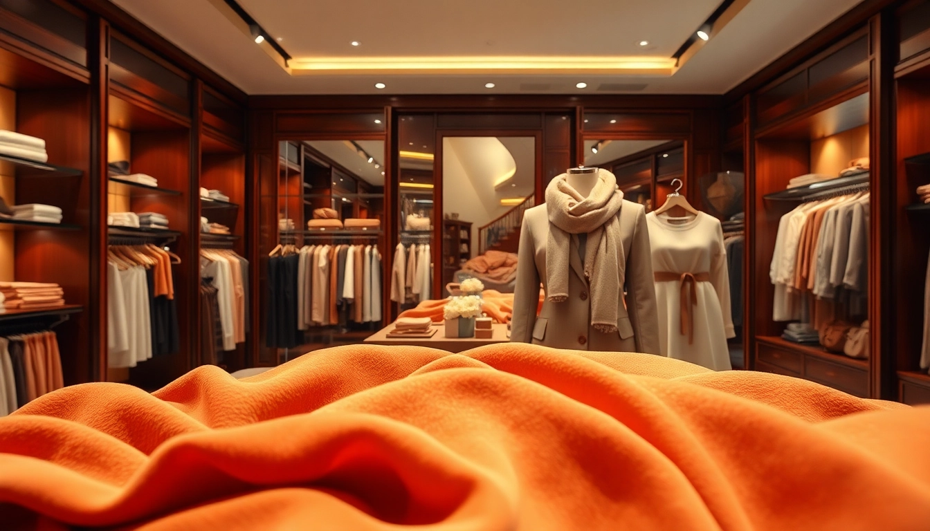 Discover stylish Rivelle fashion in an elegant boutique setting with intricate designs and warm lighting.