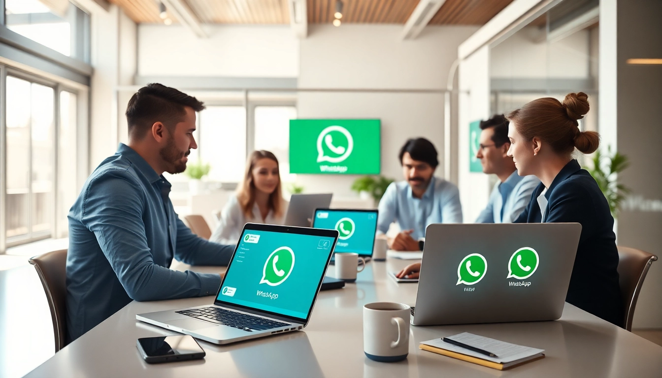 Enhance customer communication with WhatsApp Business CRM integration showcased in a collaborative meeting.