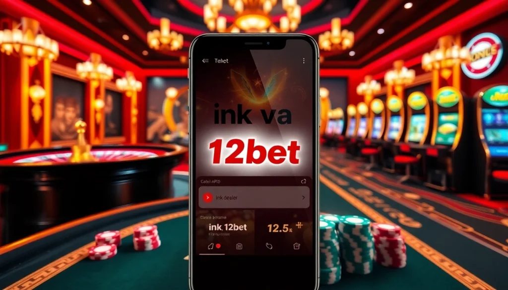 Experience thrilling gameplay with ink vao 12bet showcased on a vibrant online casino interface.