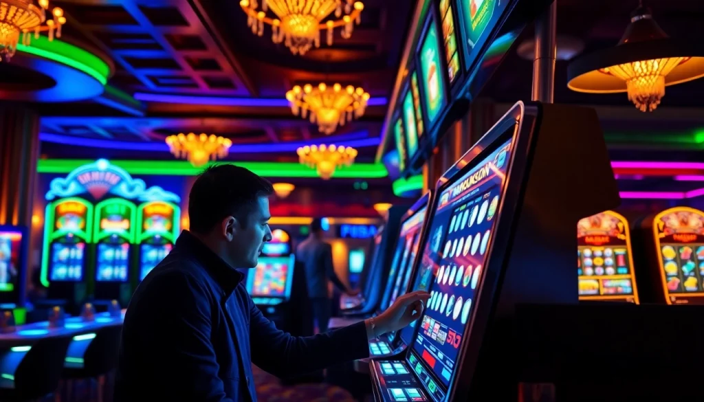 Memenangkan slot deposit pulsa dalam permainan mesin slot yang menarik dan berwarna.