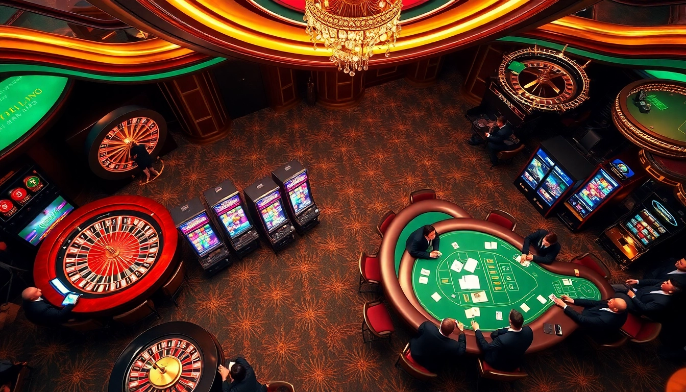 RR88 players enjoying an exciting online casino experience with vibrant games and sophisticated atmosphere.