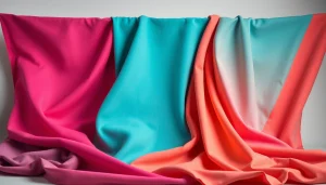 Bekijk de verschillende stretch stoffen uitgelicht op een professionele achtergrond.