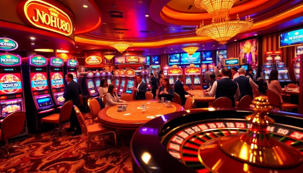 Experience the thrill at NOHU90's vibrant casino with exciting games and big wins.