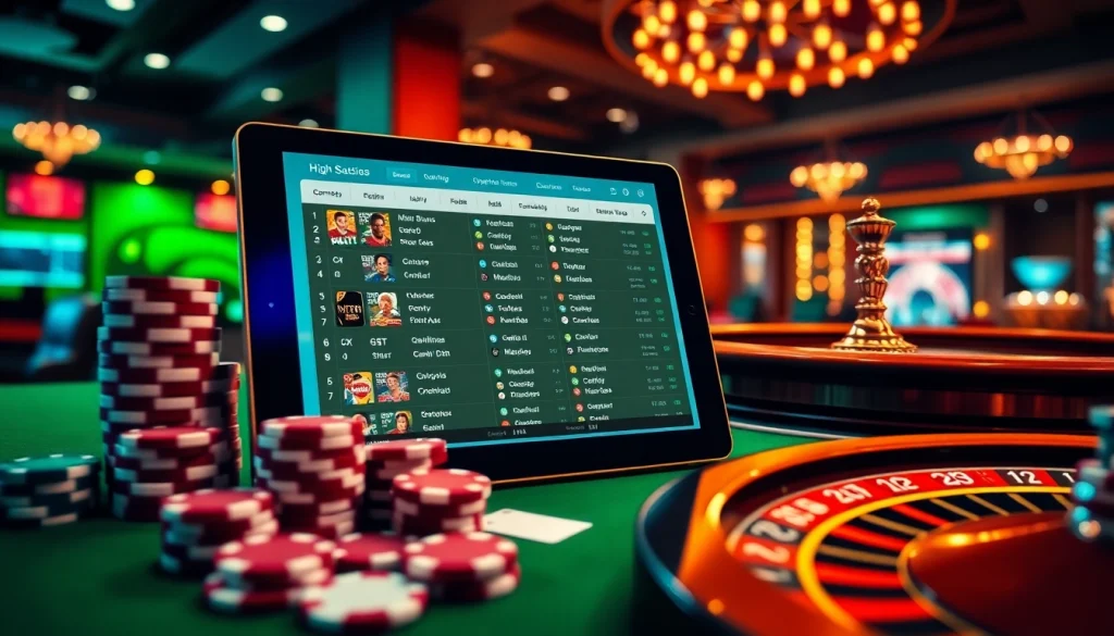 Placing bets through a situs bola online platform while enjoying a luxurious casino atmosphere.