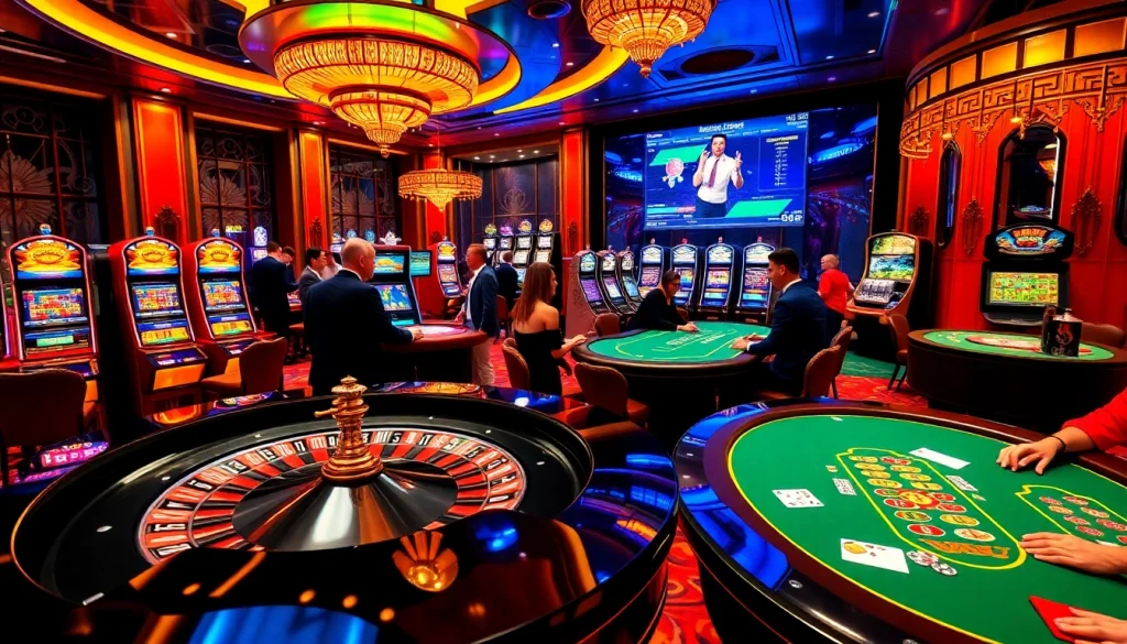 Découvrez le frisson du meilleur casino en ligne France avec des tables de jeux vibrantes et une atmosphère luxueuse.