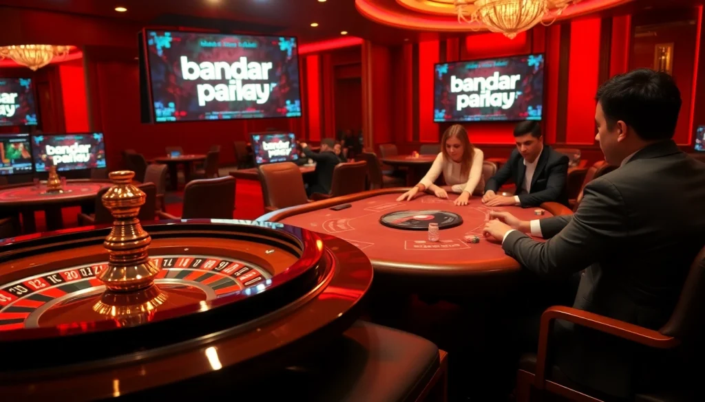 Experience the thrill of bandar mix parlay betting at a luxurious casino table.