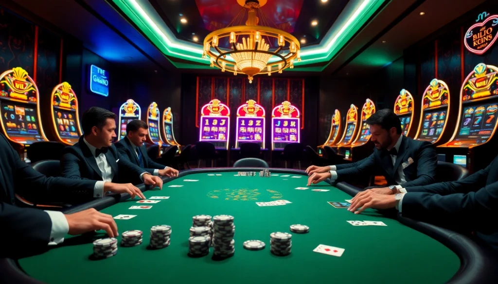 Vivez l'excitation du meilleur casino en ligne France avec une action de poker dynamique et des éléments de casino luxueux.