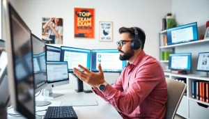 Providing remote exam assistance in a dynamic online tutoring session.