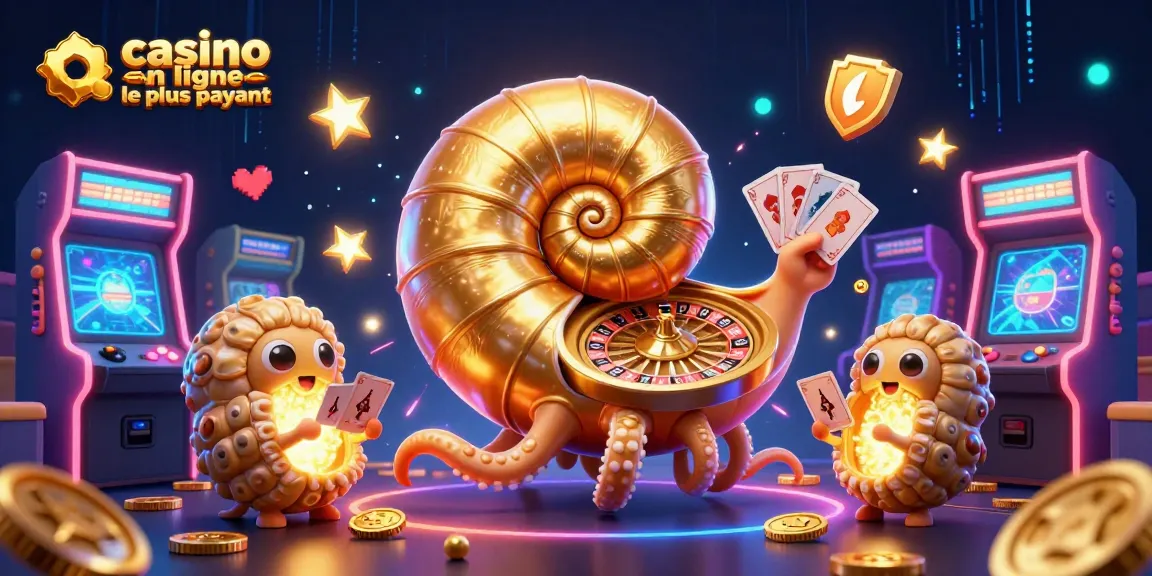 Jouez au casino en ligne le plus payant avec des machines à sous et un nautilus géant en 3D.