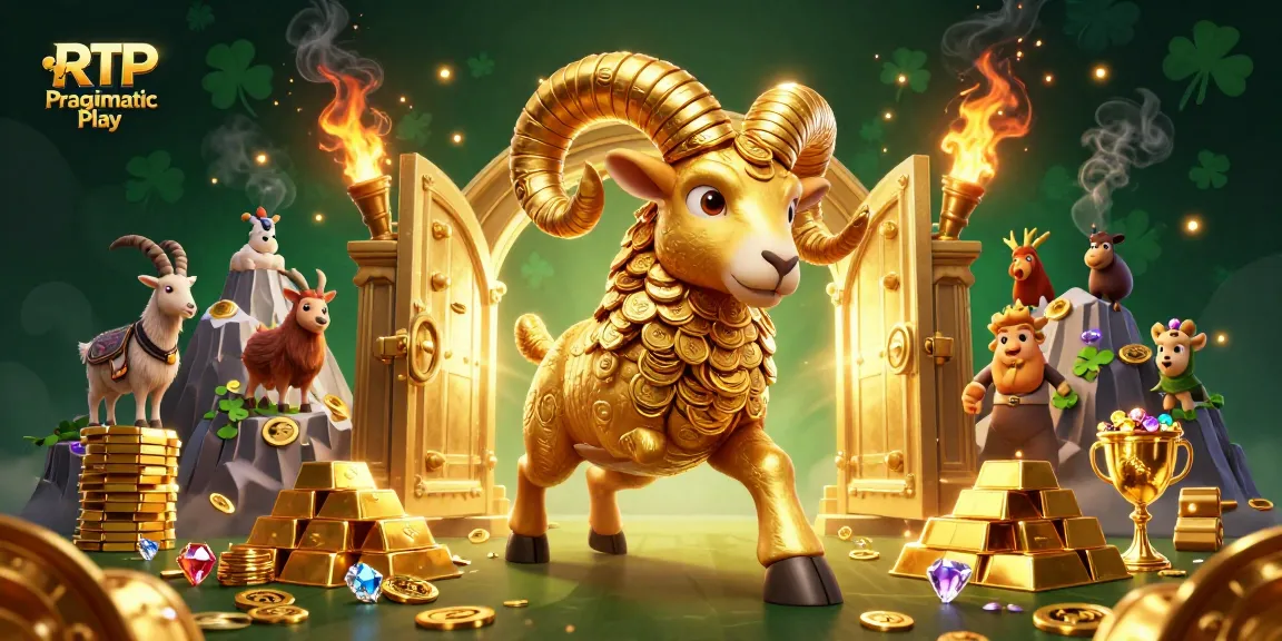 Experience high RTP Pragmatic Play excitement with a dynamic casino scene showcasing golden elements and slot symbols.