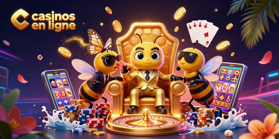 Visualisez des casinos en ligne avec un boss de la mafia en costume, entouré de jeux d'argent.