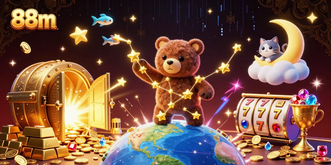 Experience thrilling wins at 88m with rich treasure elements and vibrant casino flair.