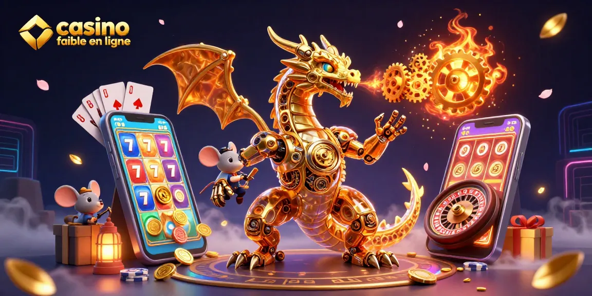 Jouez à des jeux palpitants dans un casino fiable en ligne avec des dragons et des machines à sous captivantes.