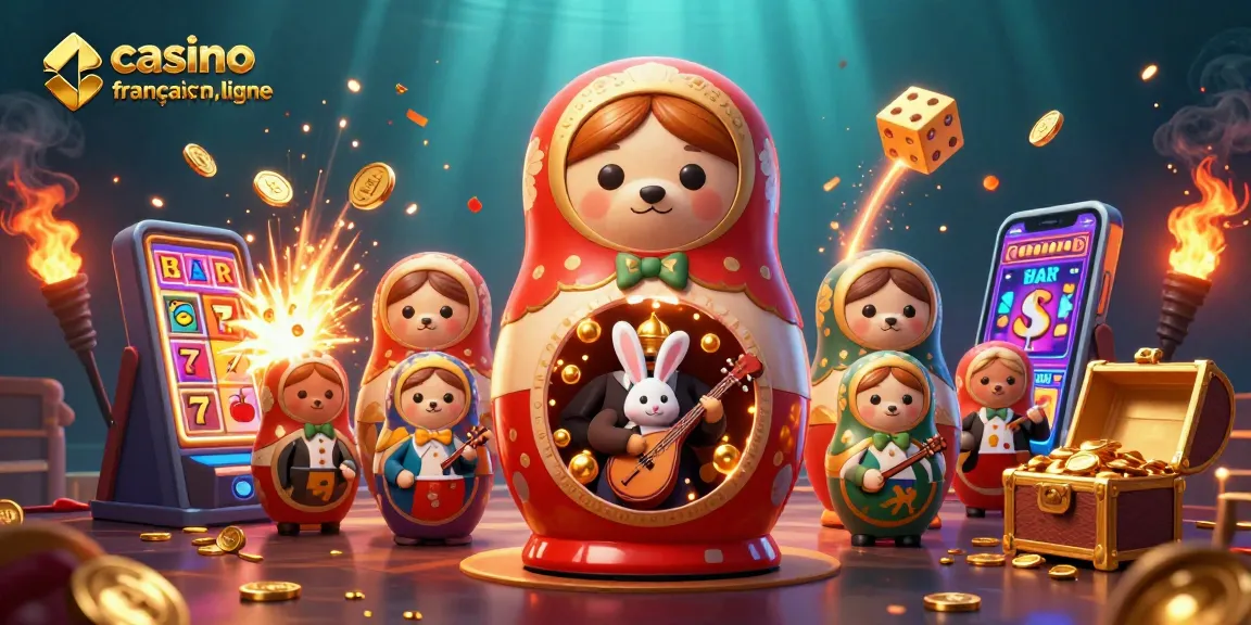 Jouez et gagnez dans un casino français en ligne avec une ambiance immersive et festive.